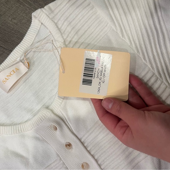 Gorgeous Sancia Isabella Dress In Off White - Picture 6 of 7